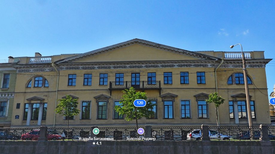 Фасады дома Баташовых на набережной Мойки отреставрируют