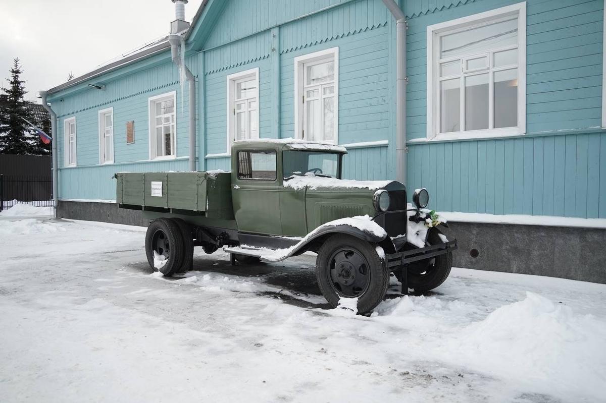 Отреставрированное здание музея «Штаб автомобилистов Дороги жизни». Фото: Павел Борисенко / MR7