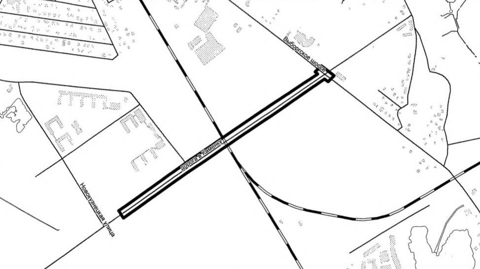 В Петербурге построят путепровод в створе дороги в Каменку