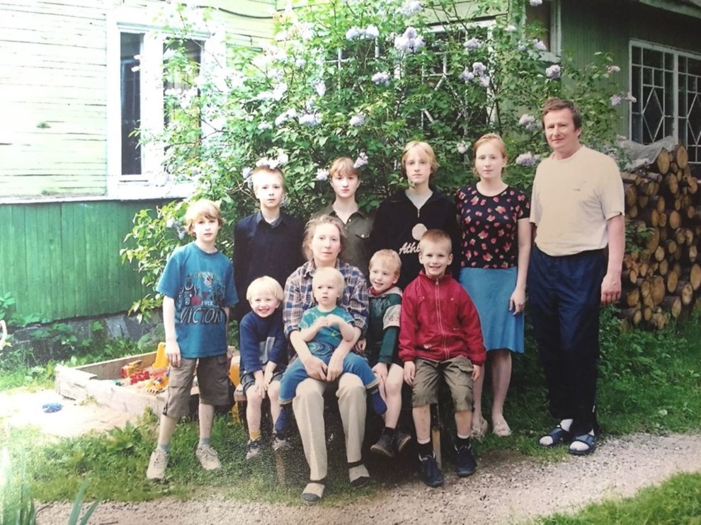 Большая семья Ирины Скрипко. Фото: пресс-служба Смольного