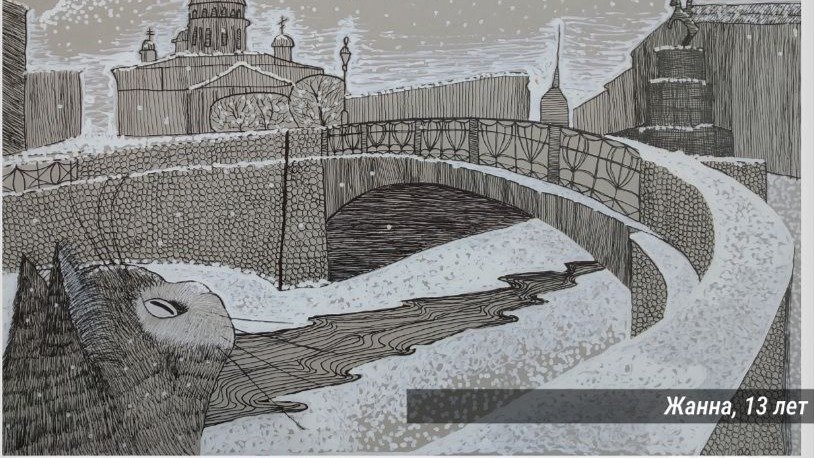 Рисунки воспитанников детдомов показывают в торговых центрах города