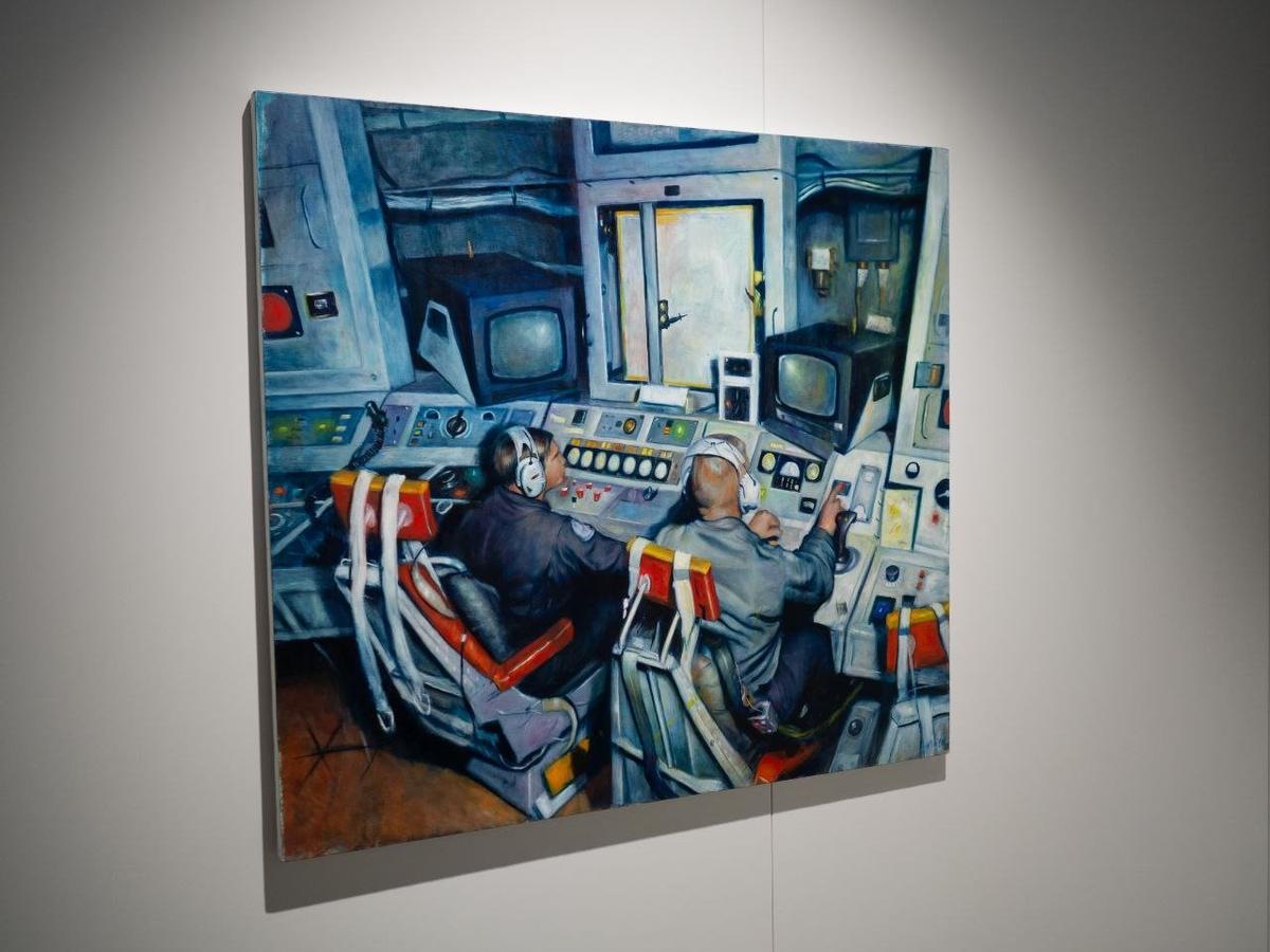 Стенд турецкой галереи Ambidexter. Hilmi Can Özdemir. Moderna II, 2022. Фото: Дмитрий Абрамов / MR7