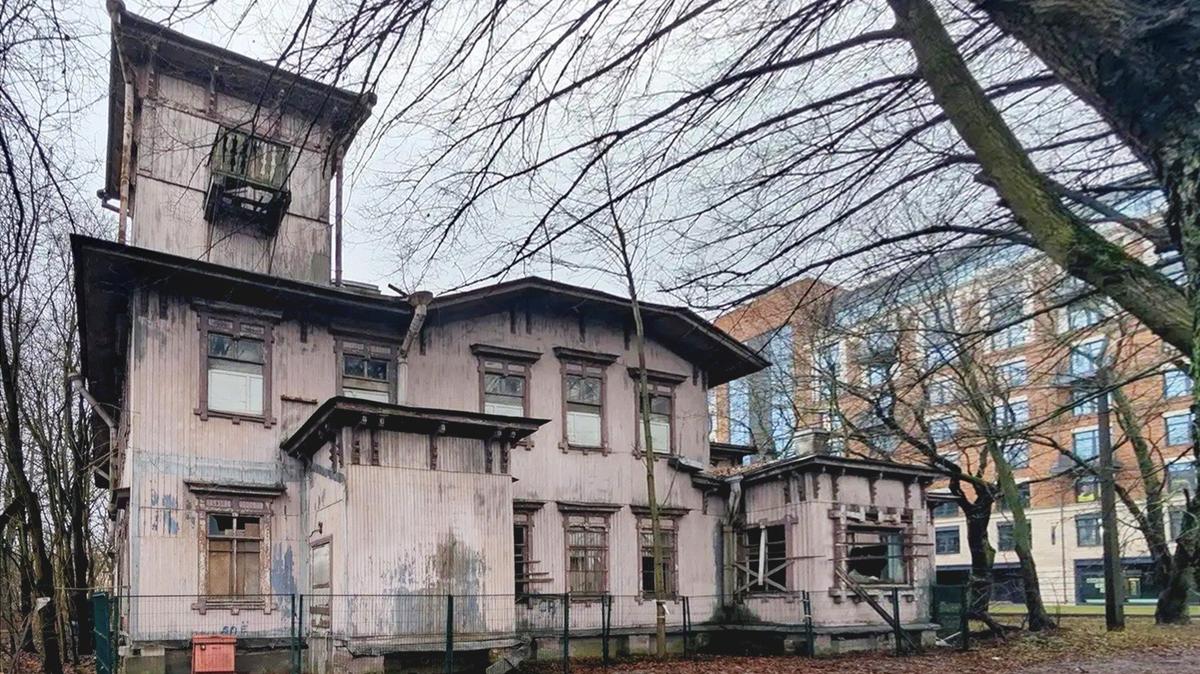 Дом Ропса до пожара. Фото: КГИОП Петербурга