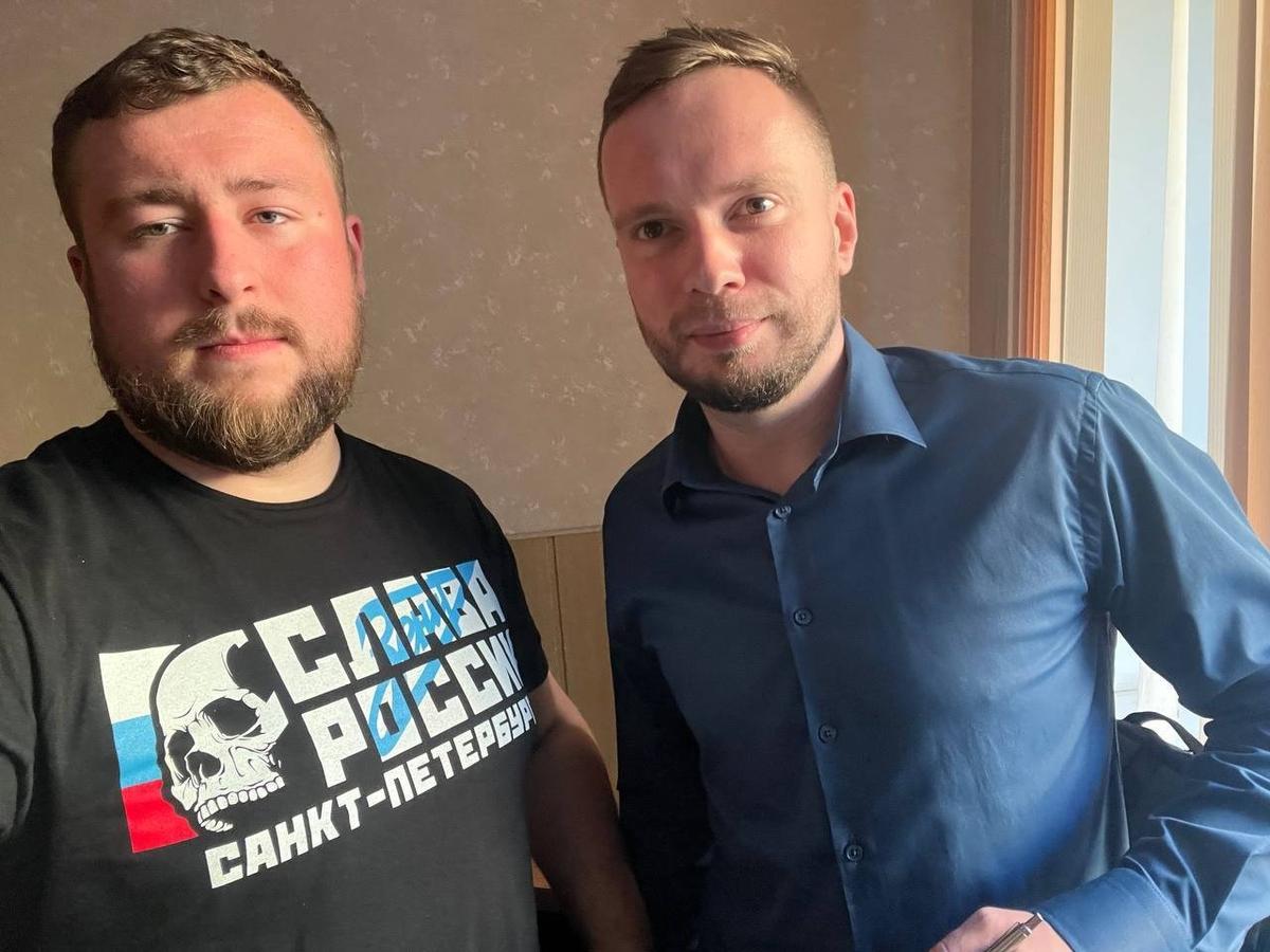 Савва Федосеев и Алексей Калугин. Фото: telegram-канал Саввы Федосеева