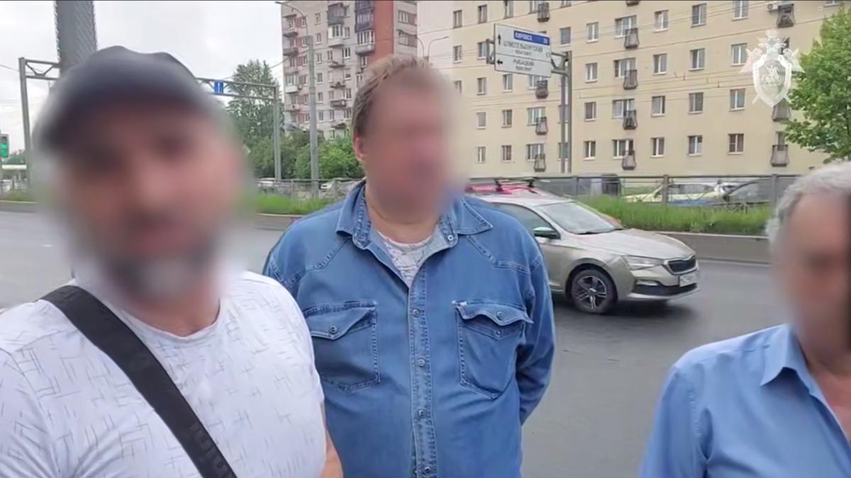 Скриншот видео: следственный комитет Петербурга