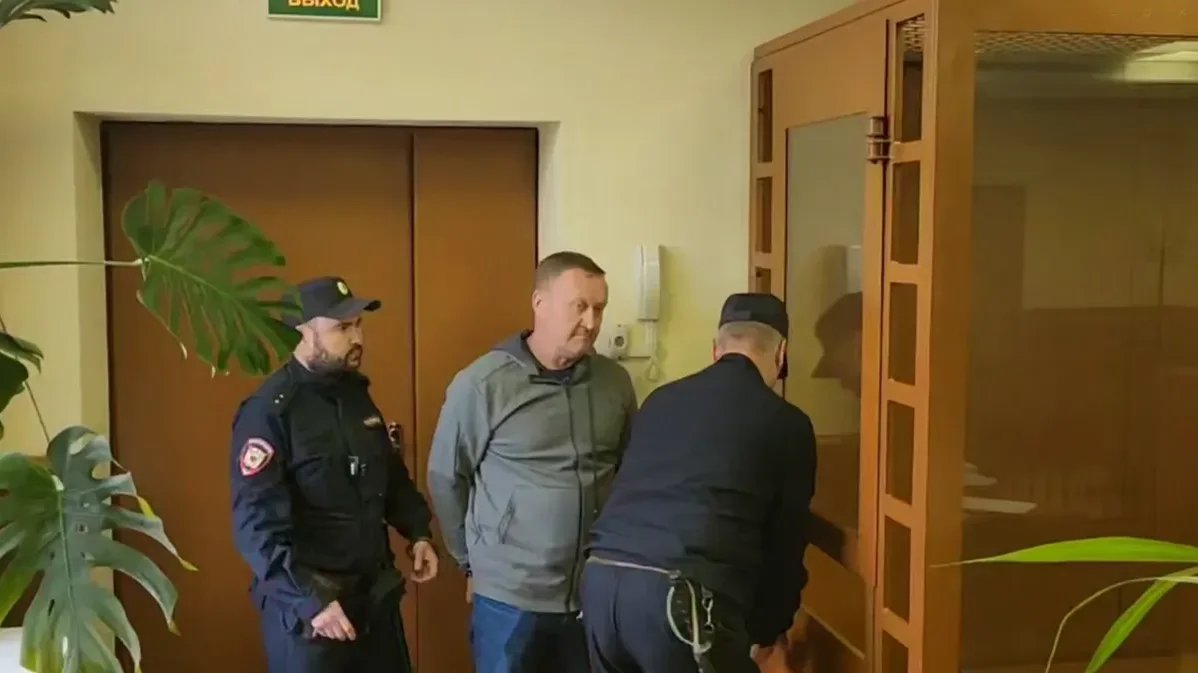 Олег Милюта в суде. Фото: объединённая пресс-служба судов Петербурга
