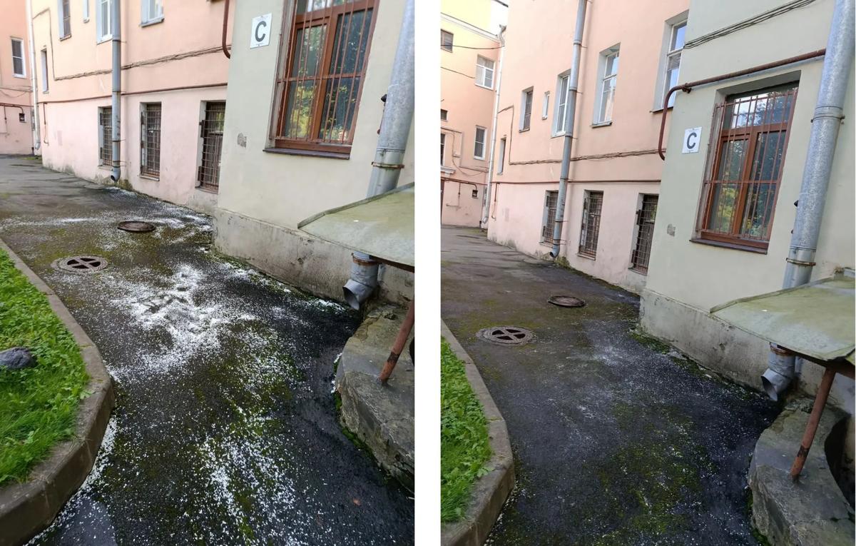 Было / стало. Фото: предоставлено «ЖКС №2 Кировского района»