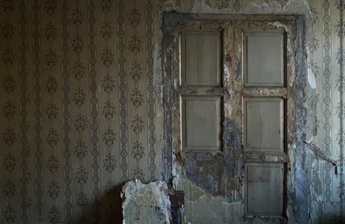 Петербурженка нашла в квартире старинные двери анфилады