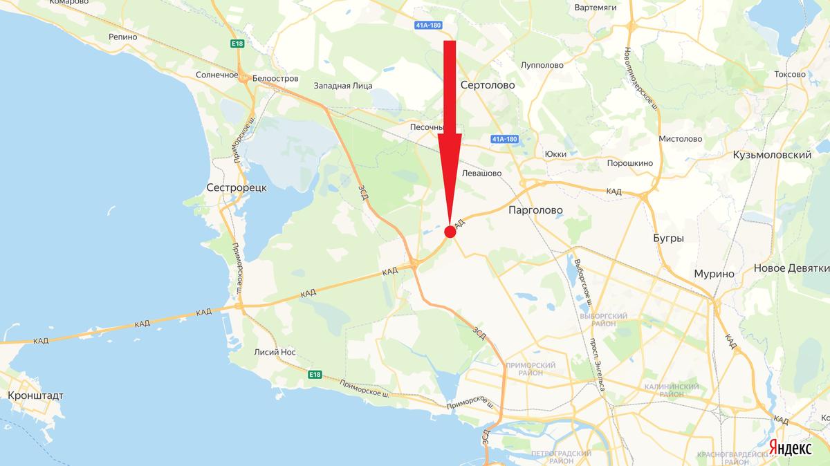 Внутреннее кольцо КАД на развязке с Парашютной улицей перекроют в ночь на 10 марта