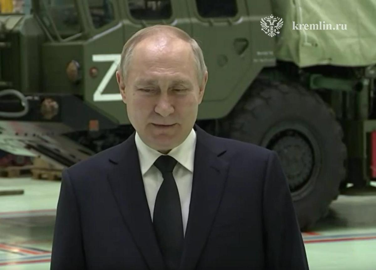 Владимир Путин. Скриншот: трансляция Кремля