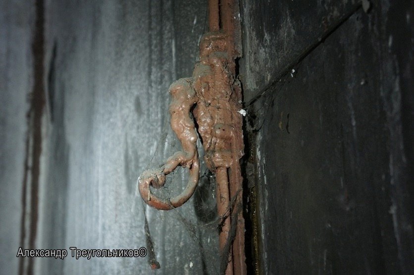 Металлическая оконная рама и её кремон (задвижка окна) в особняке Нобеля. Фото: Александр Треугольников