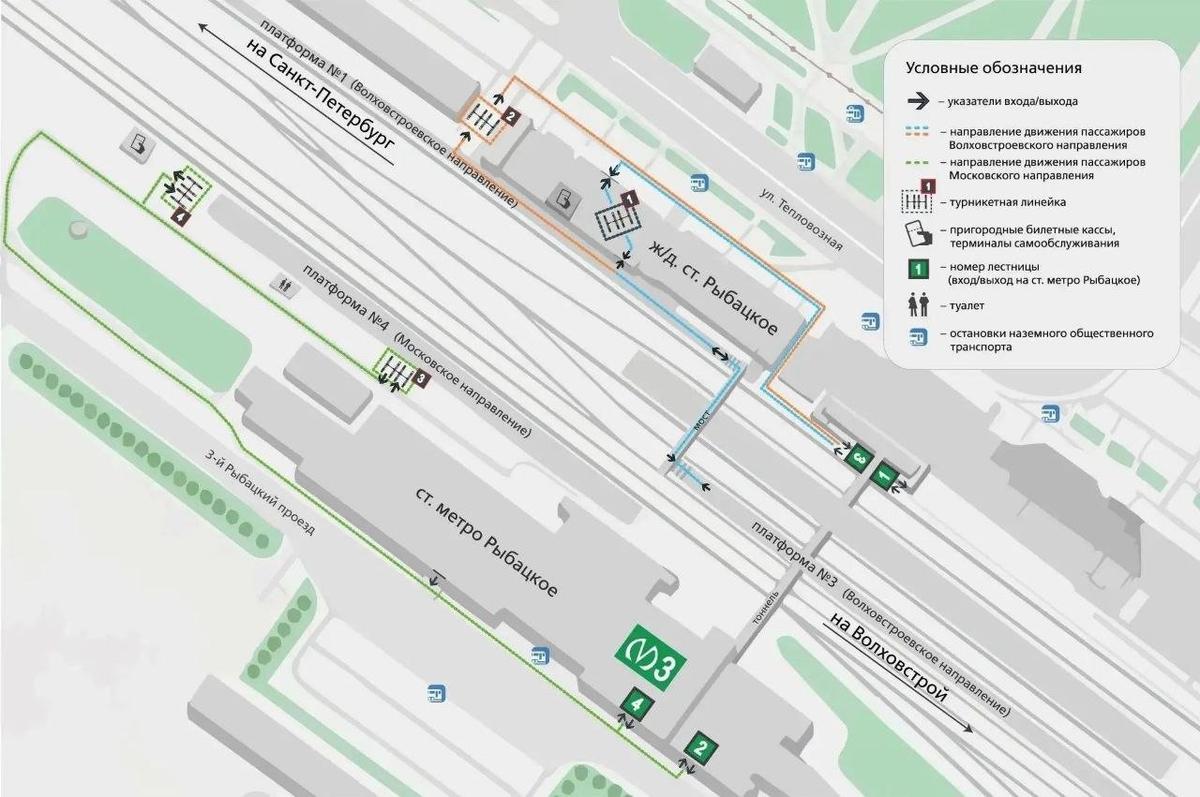 Схема: комитет по транспорту Петербурга