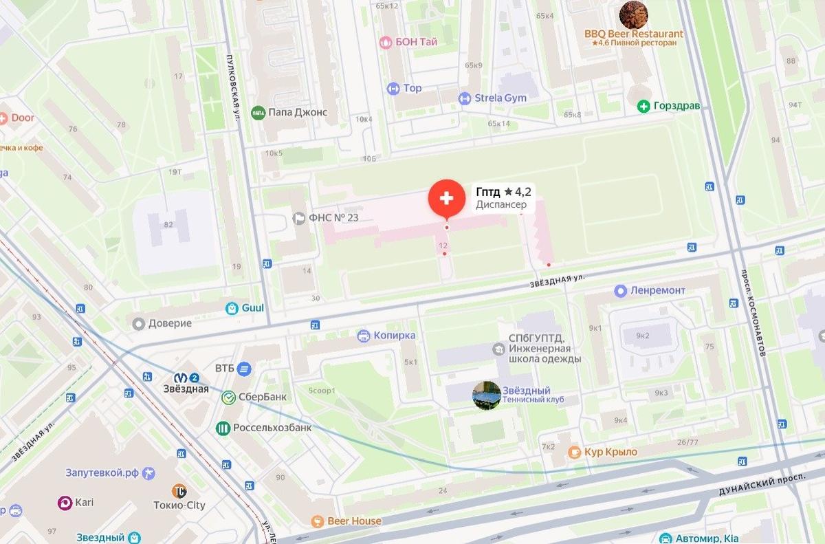 Схема: «Яндекс.Карты»