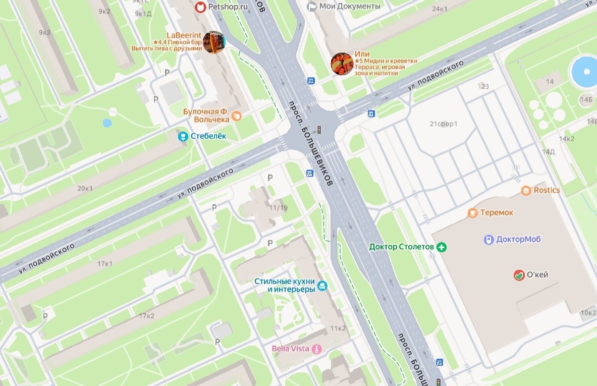 Схема: «Яндекс.Карты»