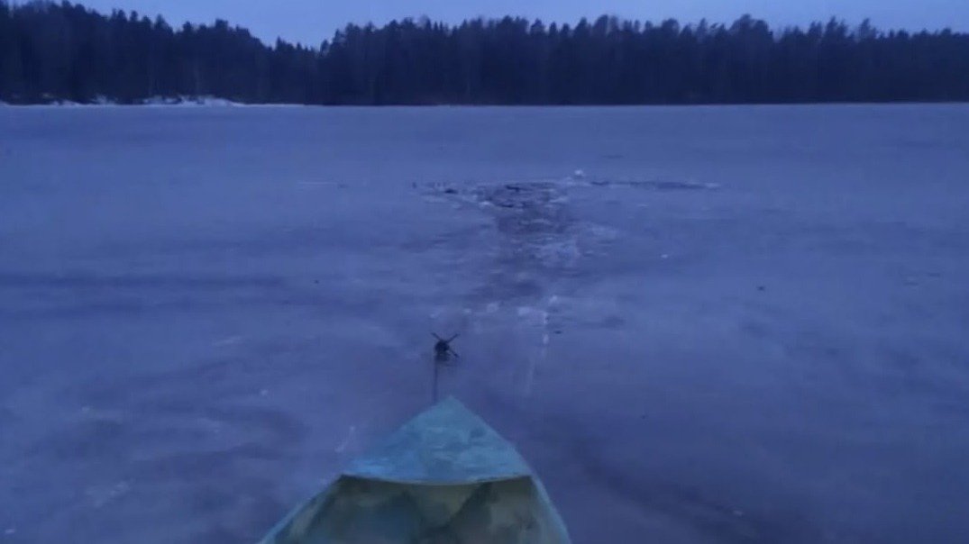 Спасение на Авдетовском озере. Фото: МЧС Ленобласти