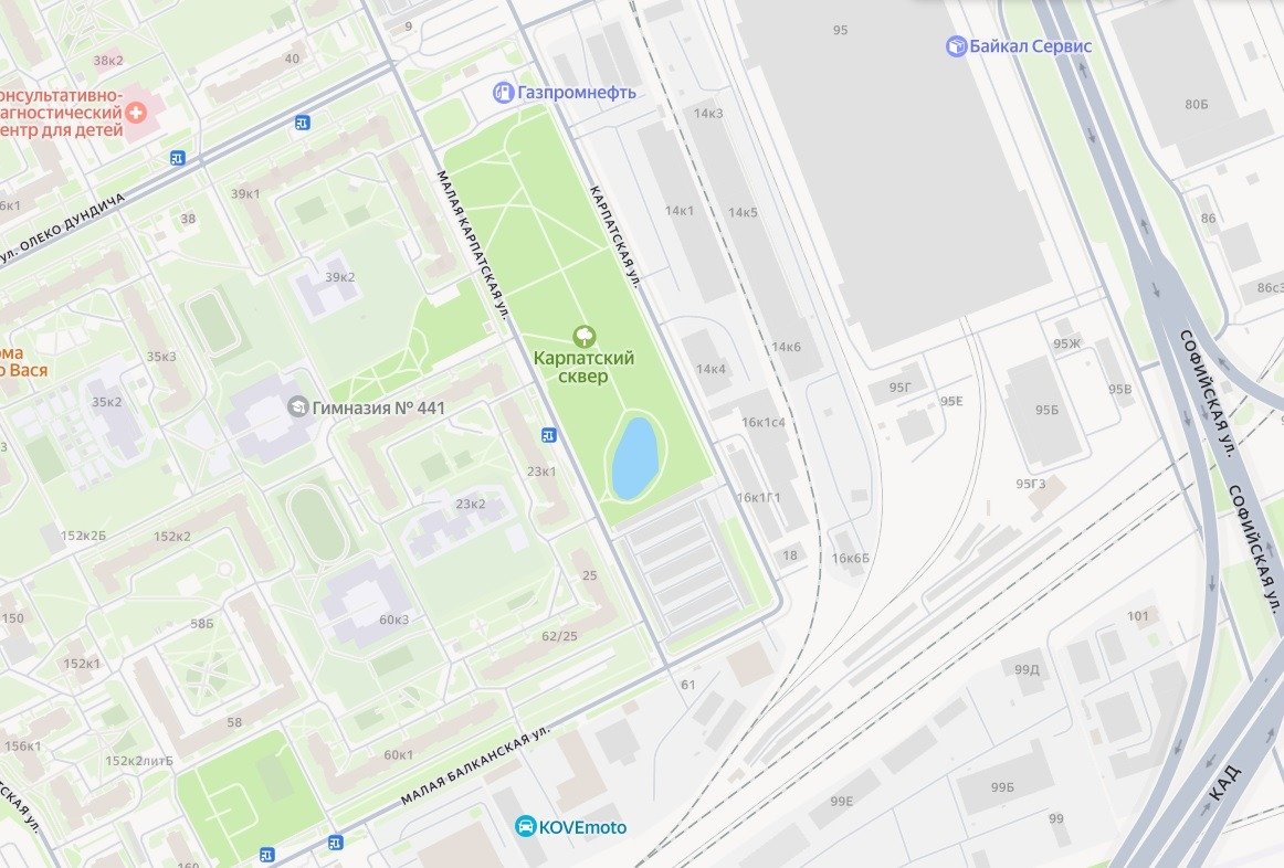 Схема: «Яндекс.Карты»