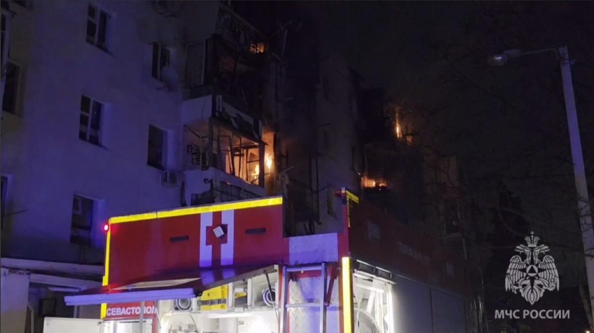 Скриншот видео: управление МЧС по Севастополю