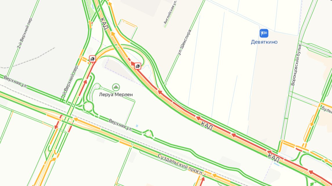 Авария с грузовиками создала пробку на КАД и проспекте Культуры