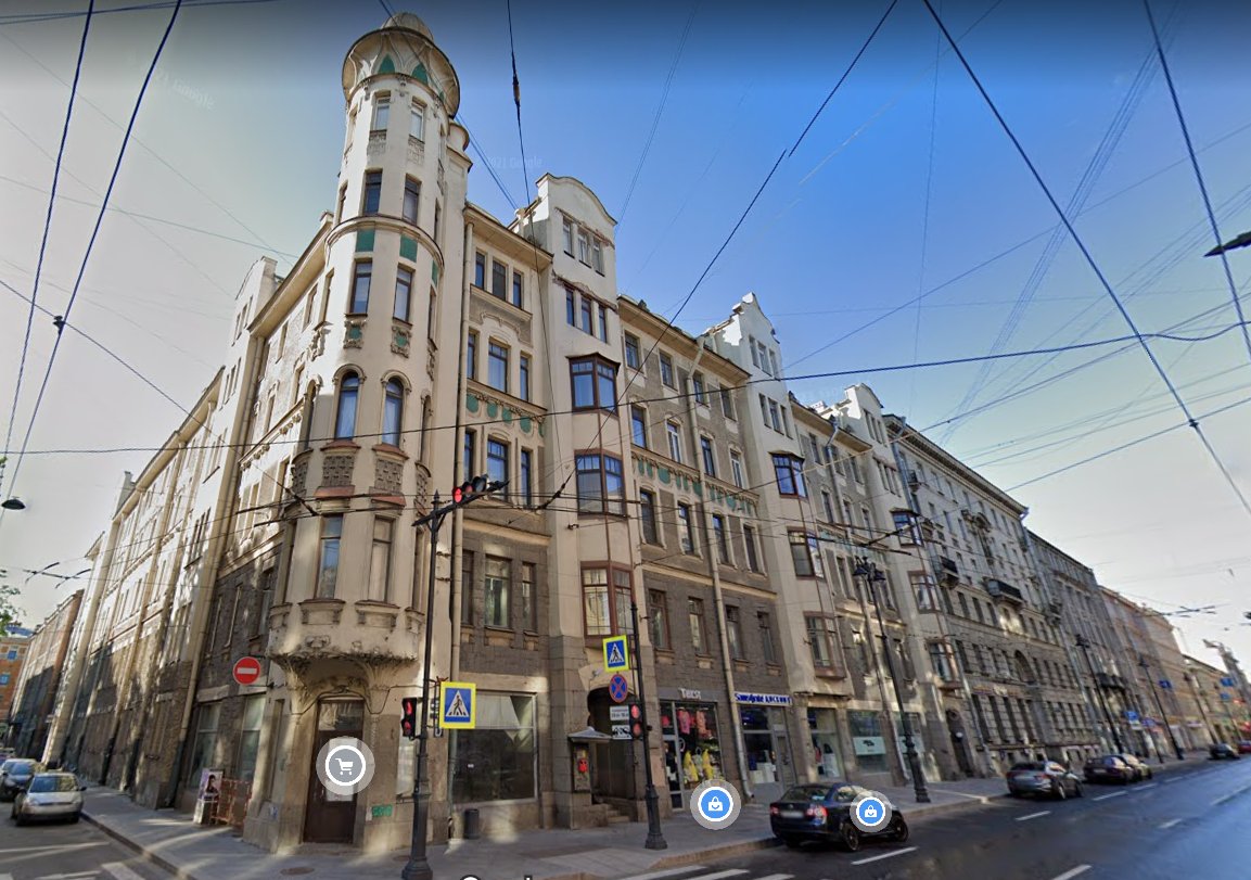 Большой проспект П.С., 69. Скриншот: Google Maps