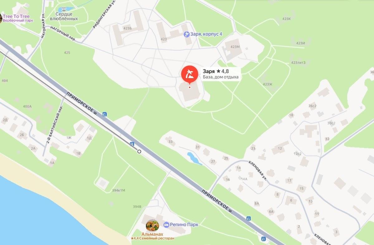 Схема: «Яндекс.Карты»