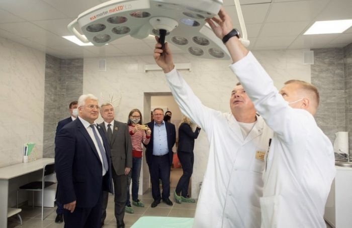 Хирургическое отделение открыли после капремонта в Госпитале для ветеранов войн