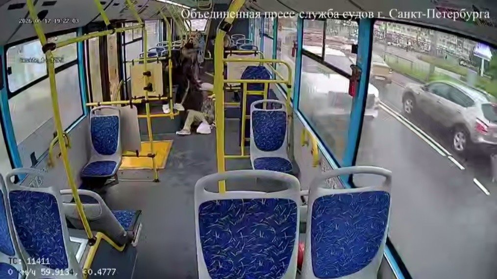 Скриншот видео: объединённая пресс-служба судов Петербурга