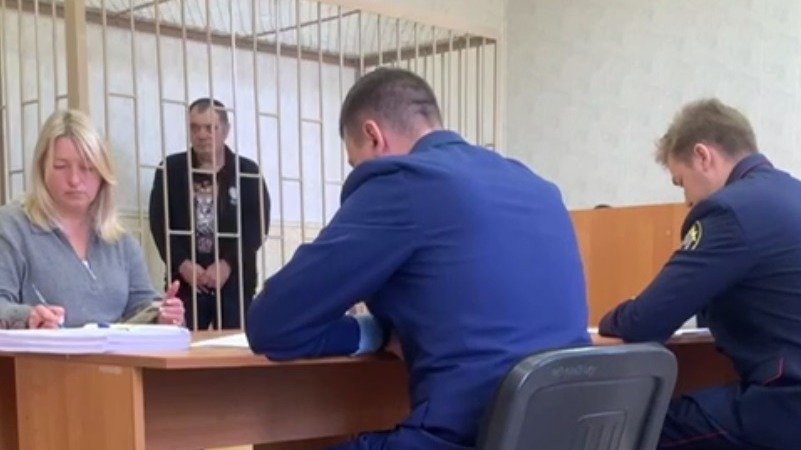 Скриншот видео объединенной пресс-службы судов Ленобласти