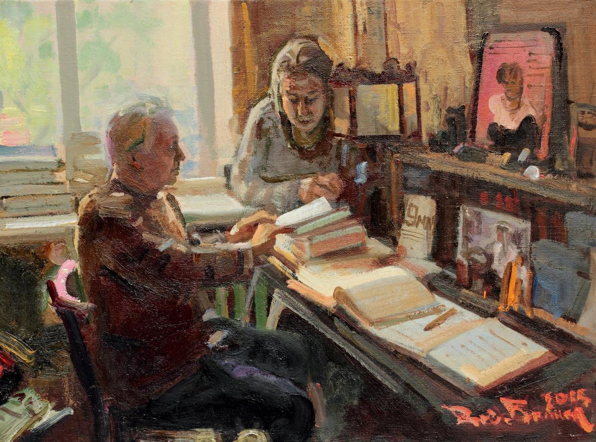 Василий Братанюк, «Работа с домашним архивом. Д.В.Воронин и А.Н.Полозова». 2019 год