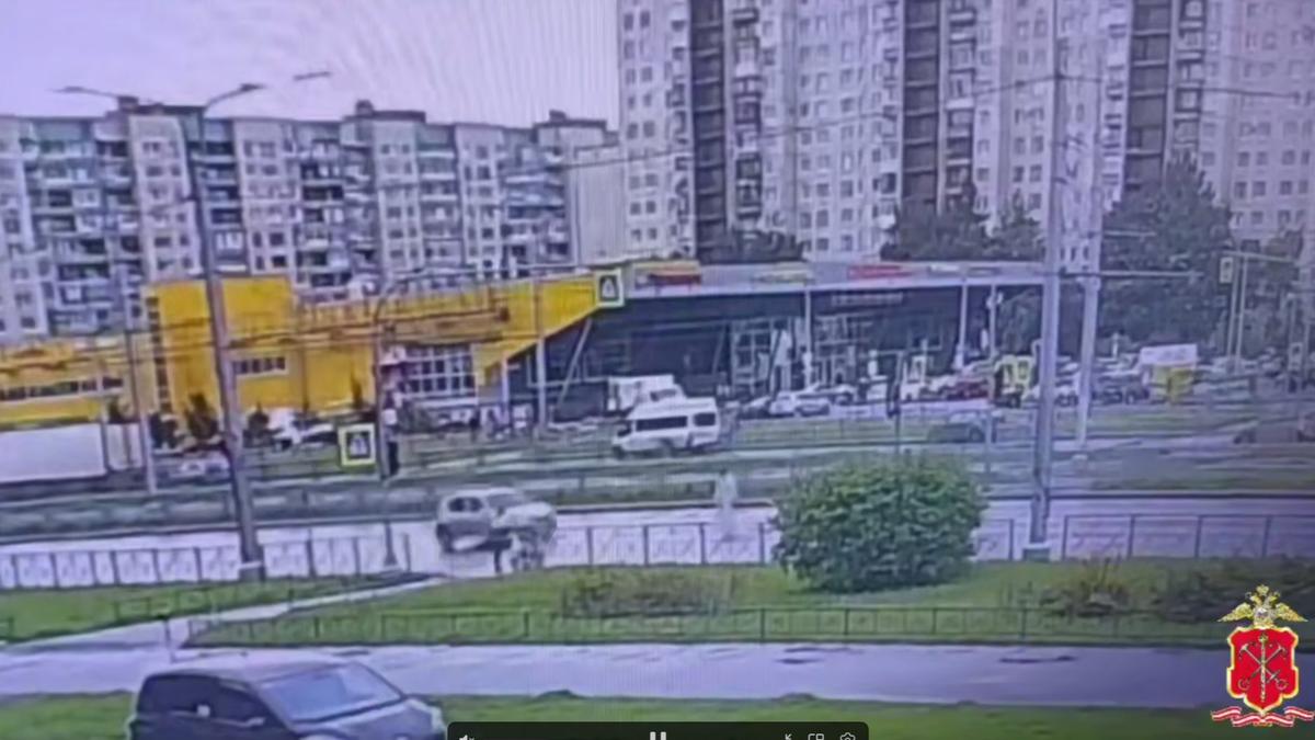 Скриншот видео: МВД по Петербургу и Ленобласти