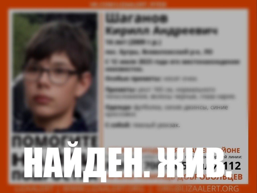 К середине дня молодого человека нашли. Фото: Поисковый отряд «ЛизаАлерт» в Петербурге