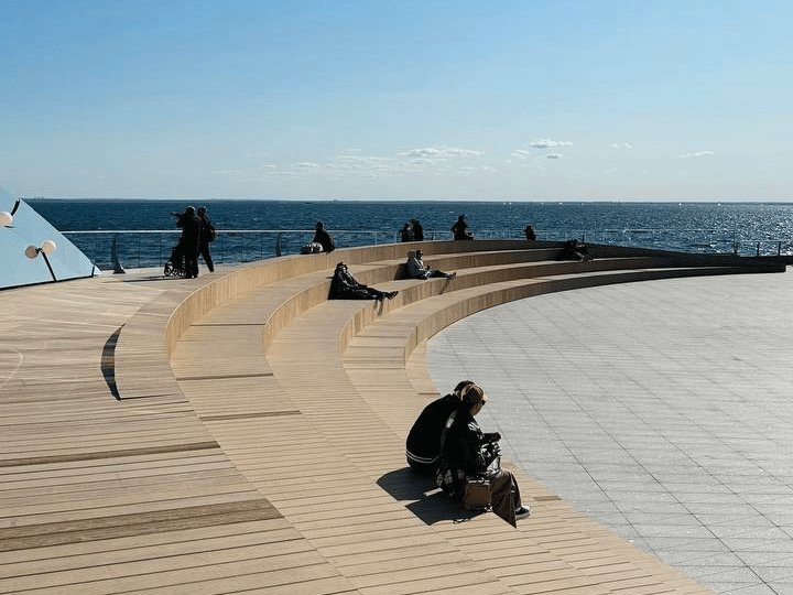 У подножия Лахта Центра. Фото: Олеся Липатова