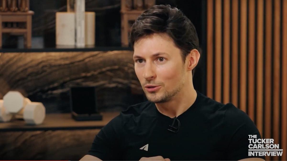 Скриншот интервью с Павлом Дуровым