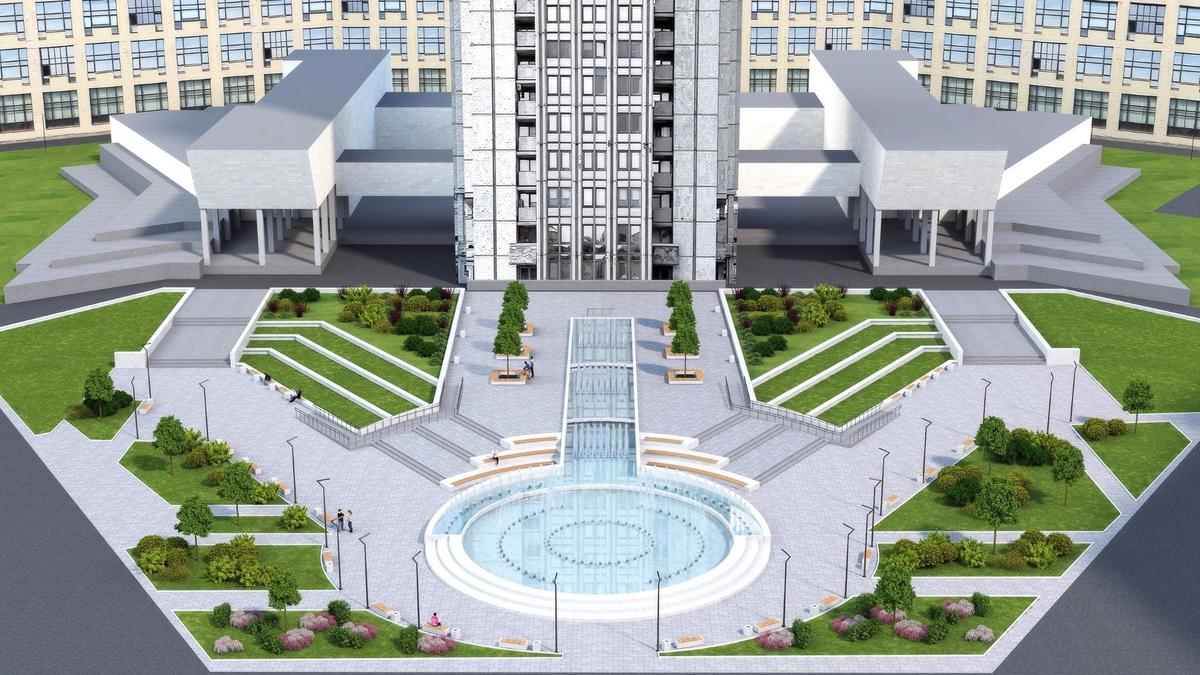 Проект благоустройства площади Климова обсудили с петербуржцами