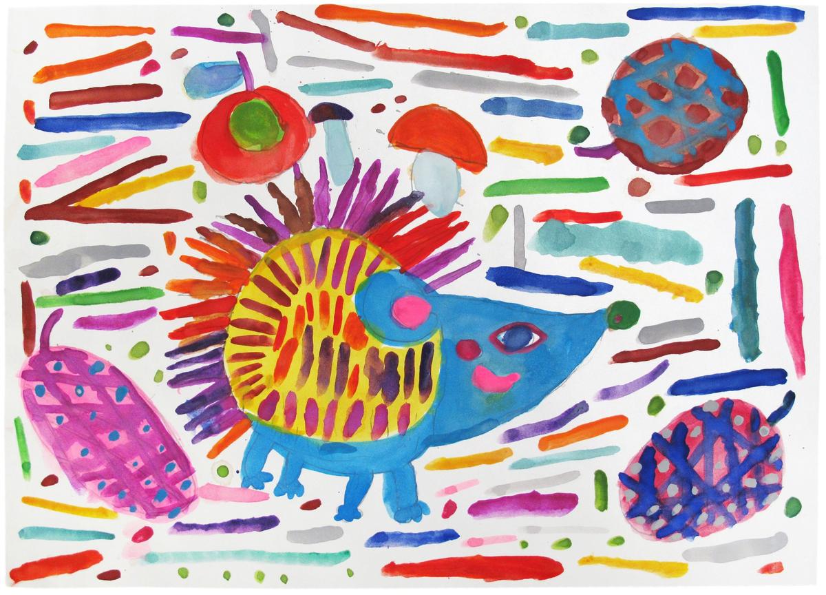 Рисунок Веры Фёдоровой, участницы фестиваля.