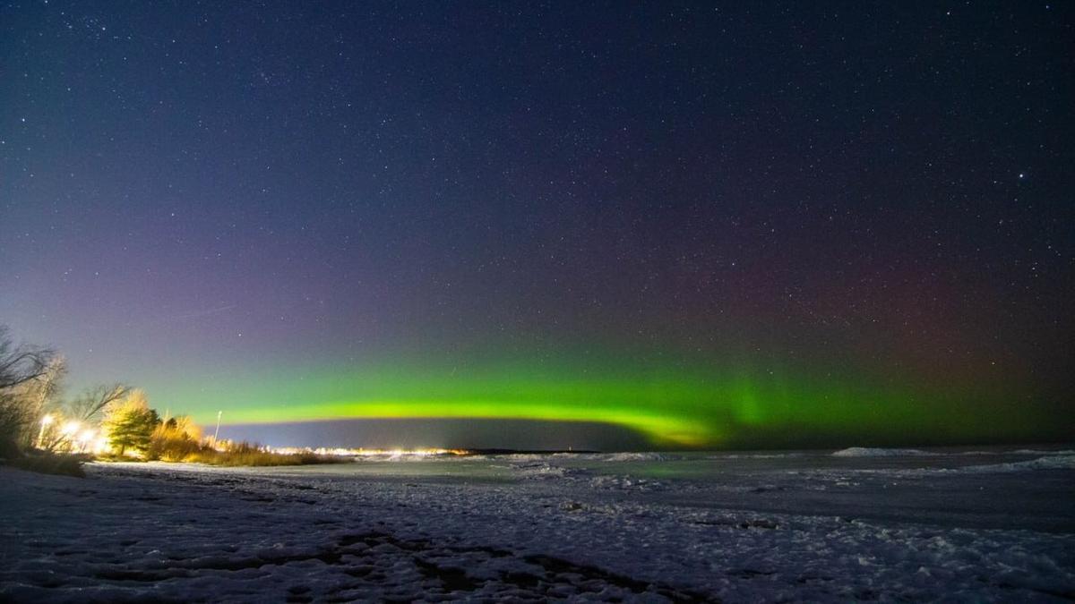 Где сейчас видно северное сияние карта