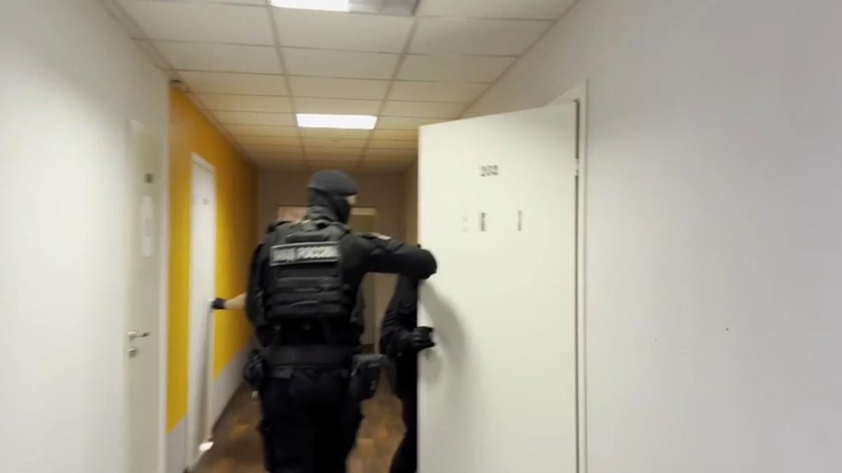 Скриншот видео: МВД по Петербургу и Ленобласти