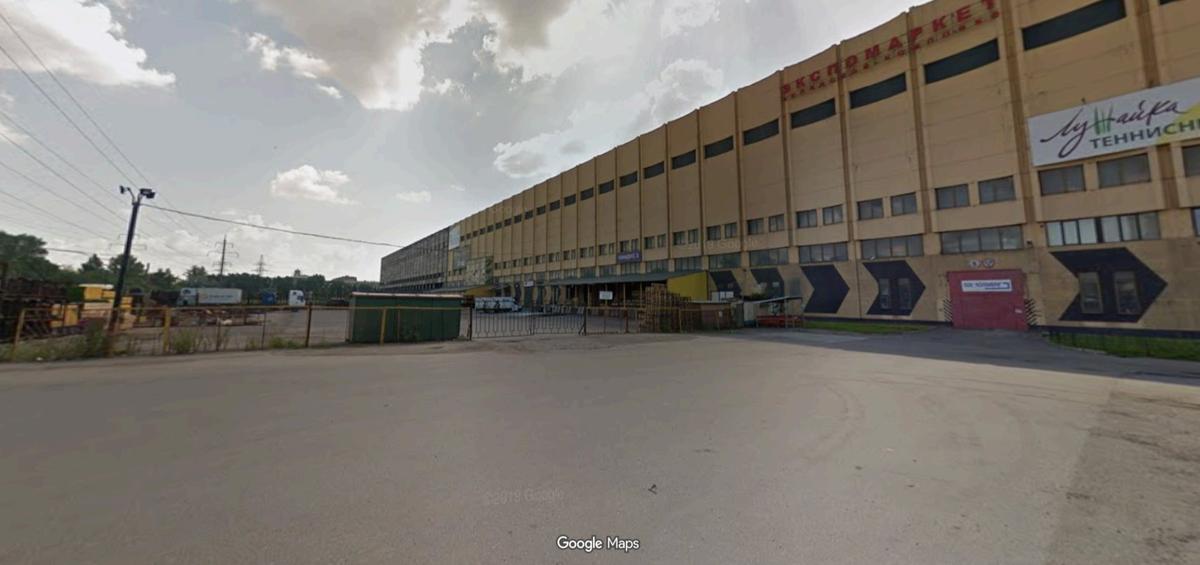 Здания на проспекте Стачек, 45, под литерами А и Б. Скриншот Google Maps