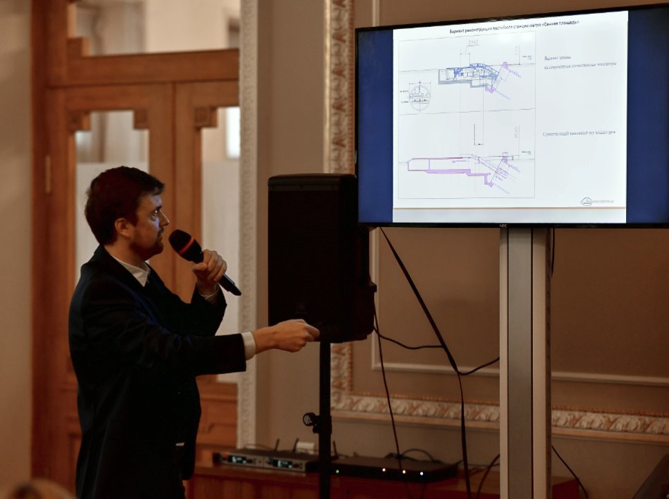 Представление проекта воссоздания храма. Фото: предоставлено Фондом содействия восстановлению объектов истории и культуры Петербурга