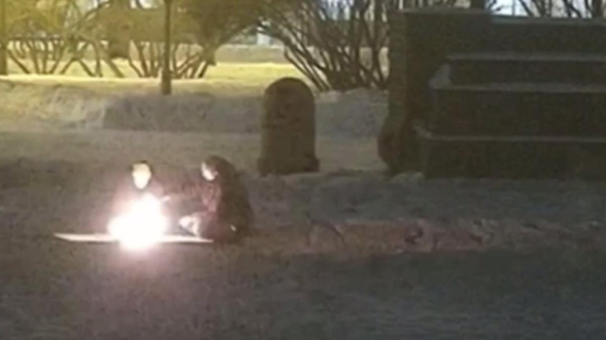 Скриншот видео: МВД по Петербургу и Ленобласти