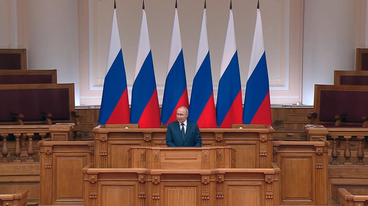 Скриншот видео пресс-службы Кремля