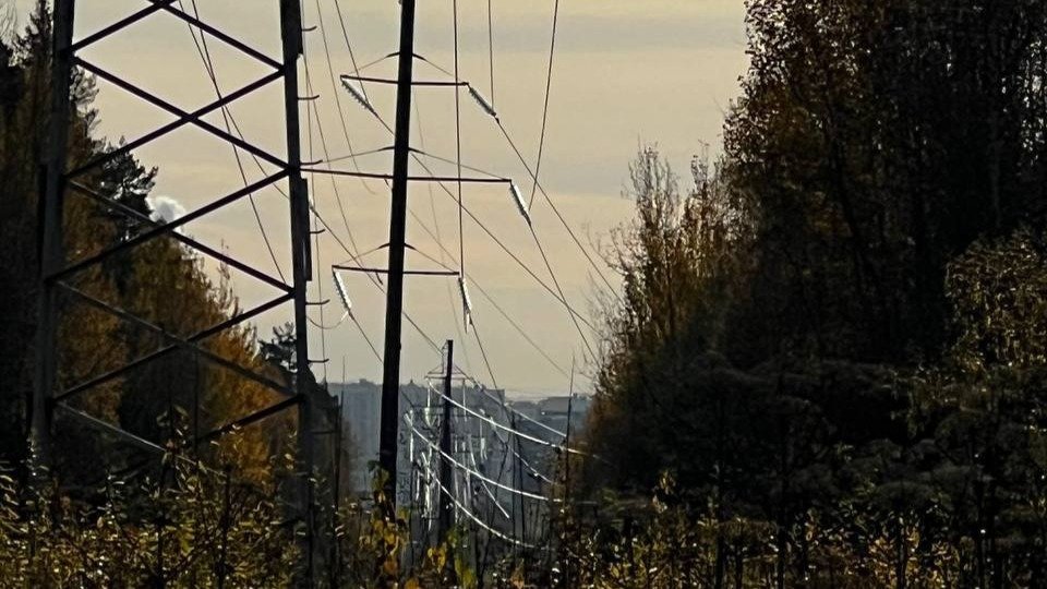 СМИ: в Приморском районе упала опора ЛЭП