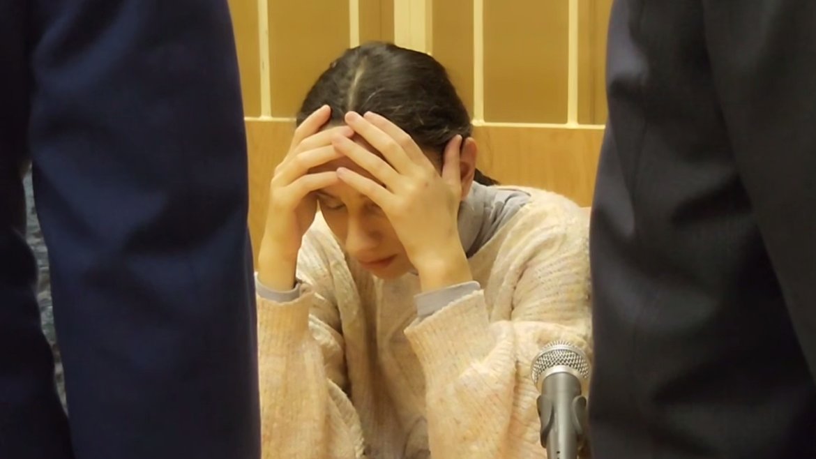 Скриншот видео: объединённая пресс-служба судов Петербурга