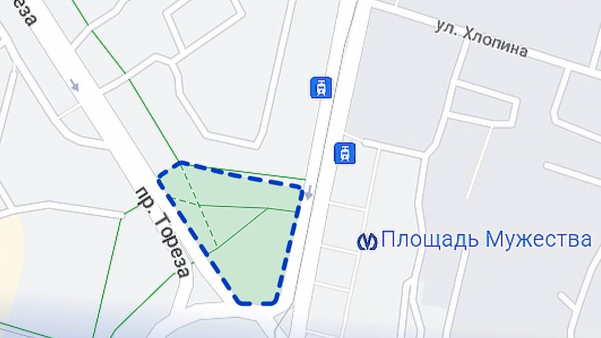 В сквере Блокадников к октябрю обновят освещение