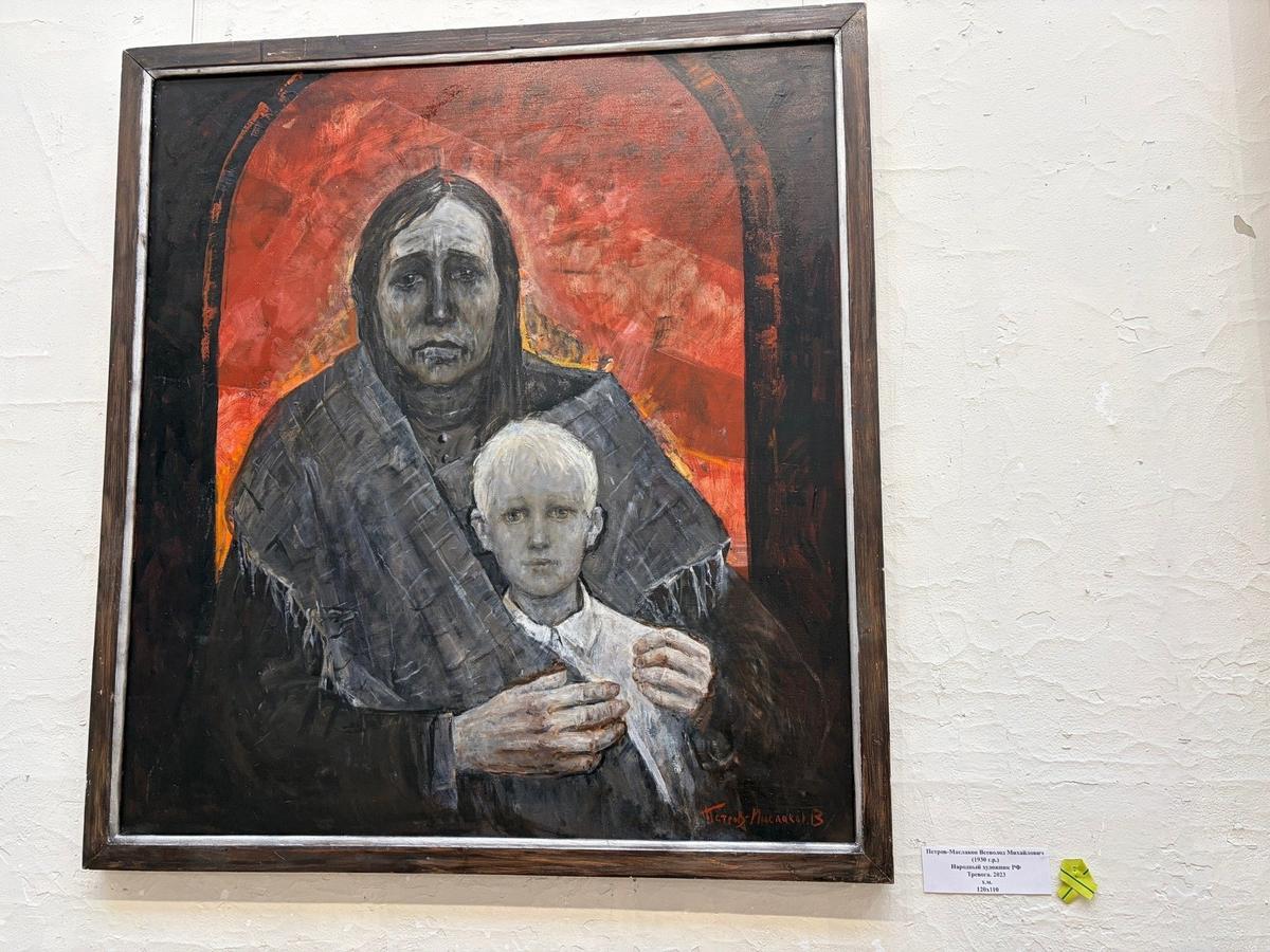 Всеволод Петров-Маслаков, картина «Тревога», 2023 год. Фото: Валерия Шимаковская / MR7