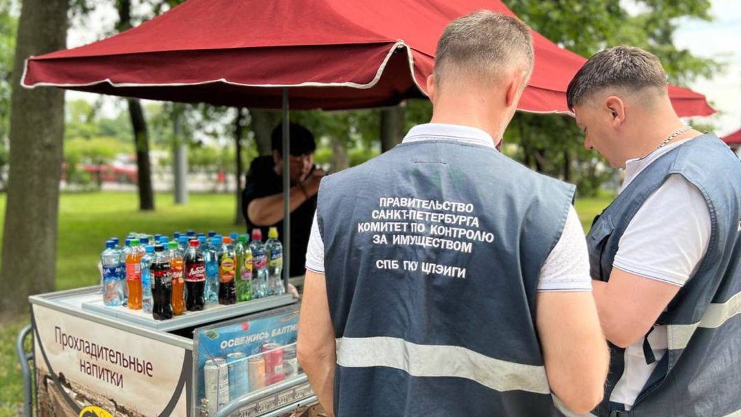 Два зонта и тележка: рейд против нелегальной торговли провели в Александровском парке
