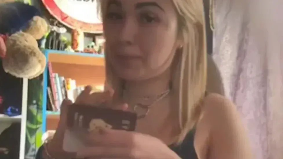 Скриншот видео из соцсетей блогерши