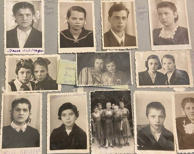 Лист альбома, собранного Валентиной Дмитриевной. Фото: Валерия Шимаковская / MR7