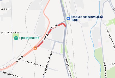 Схема: Магистрали северной столицы