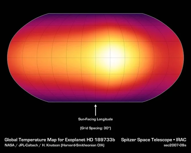 This is the first-ever map of the surface of an exoplanet