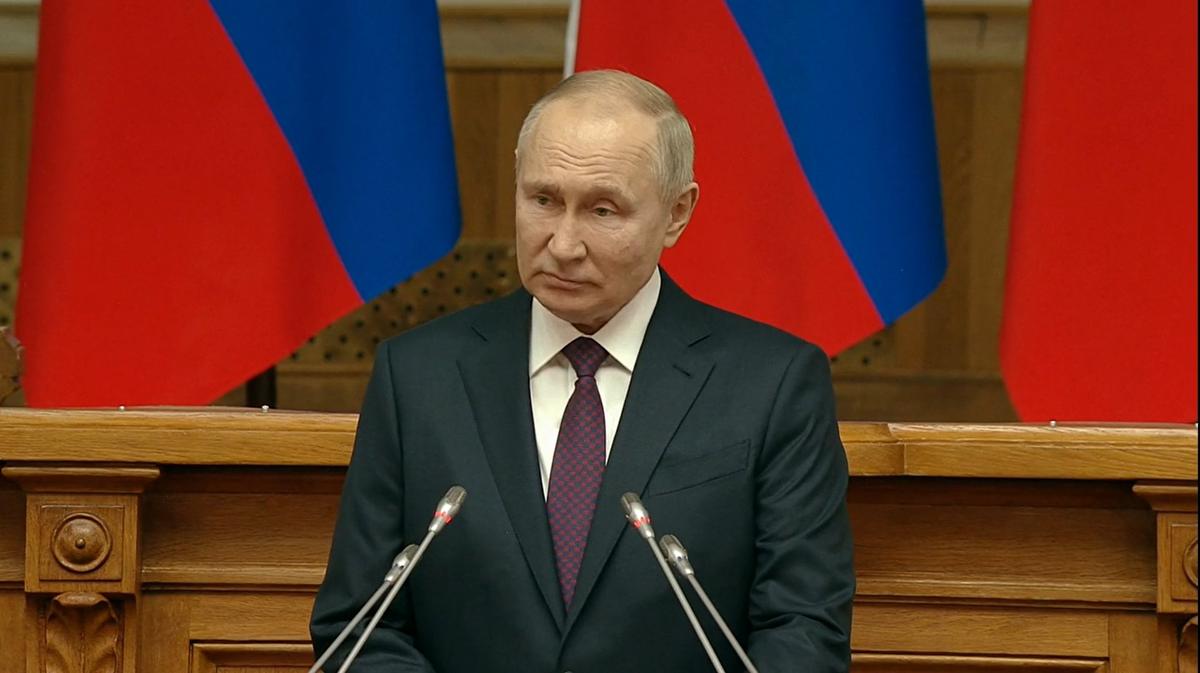 Фото:  скриншот видео от пресс-службы Кремля